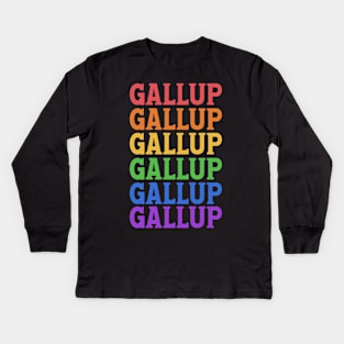 GALLUP CULTURE DESTINATION Kids Long Sleeve T-Shirt